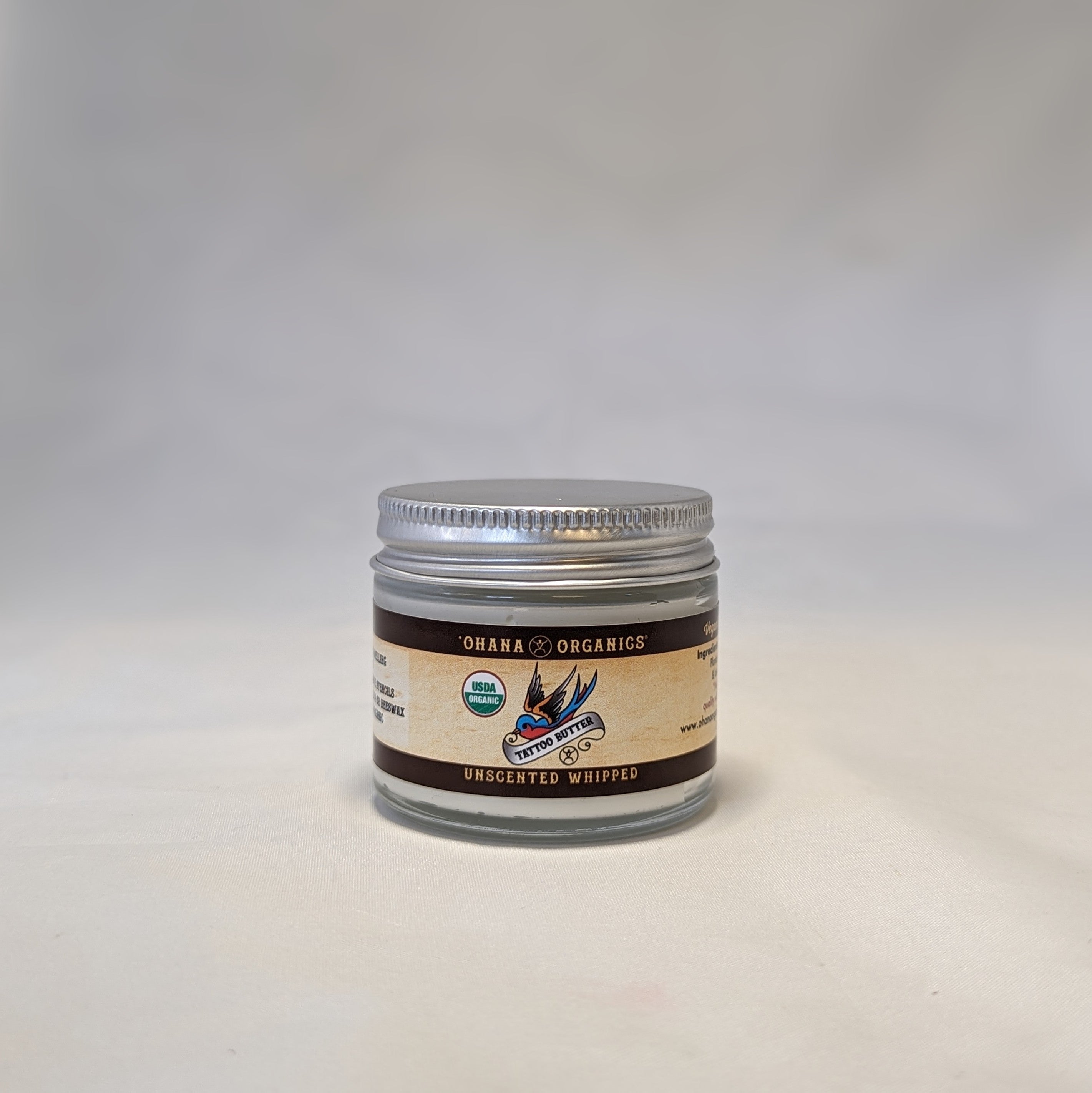Organic Tattoo Butter- Unscented Whipped