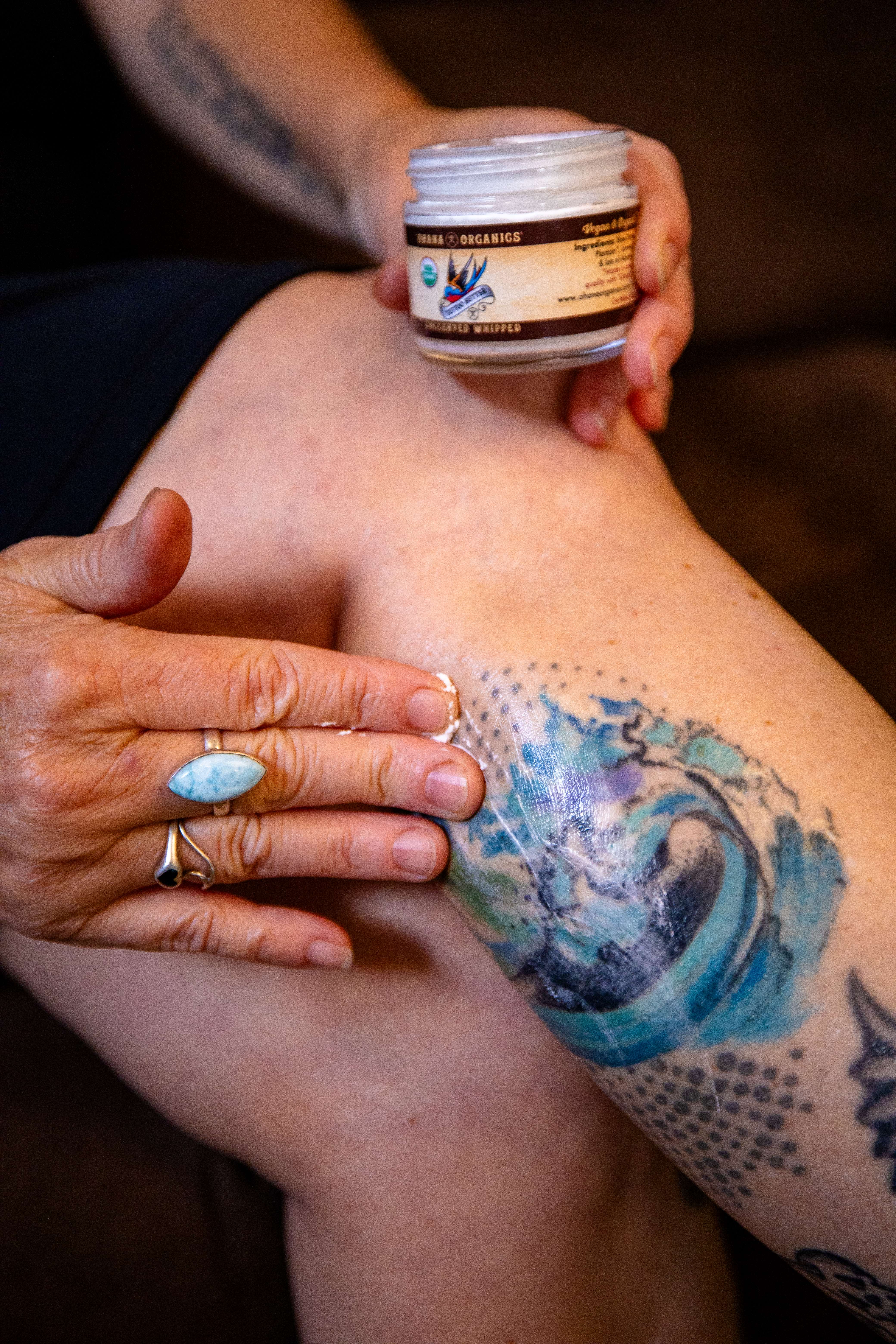Organic Tattoo Butter- Unscented Whipped