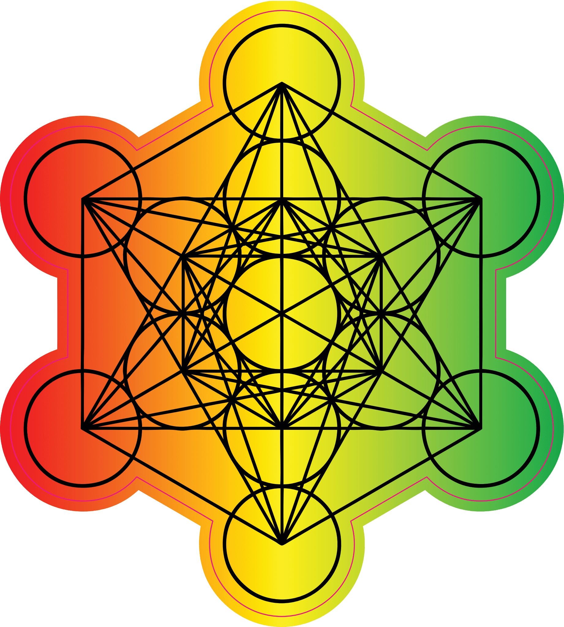 Metatron Cube Stickers