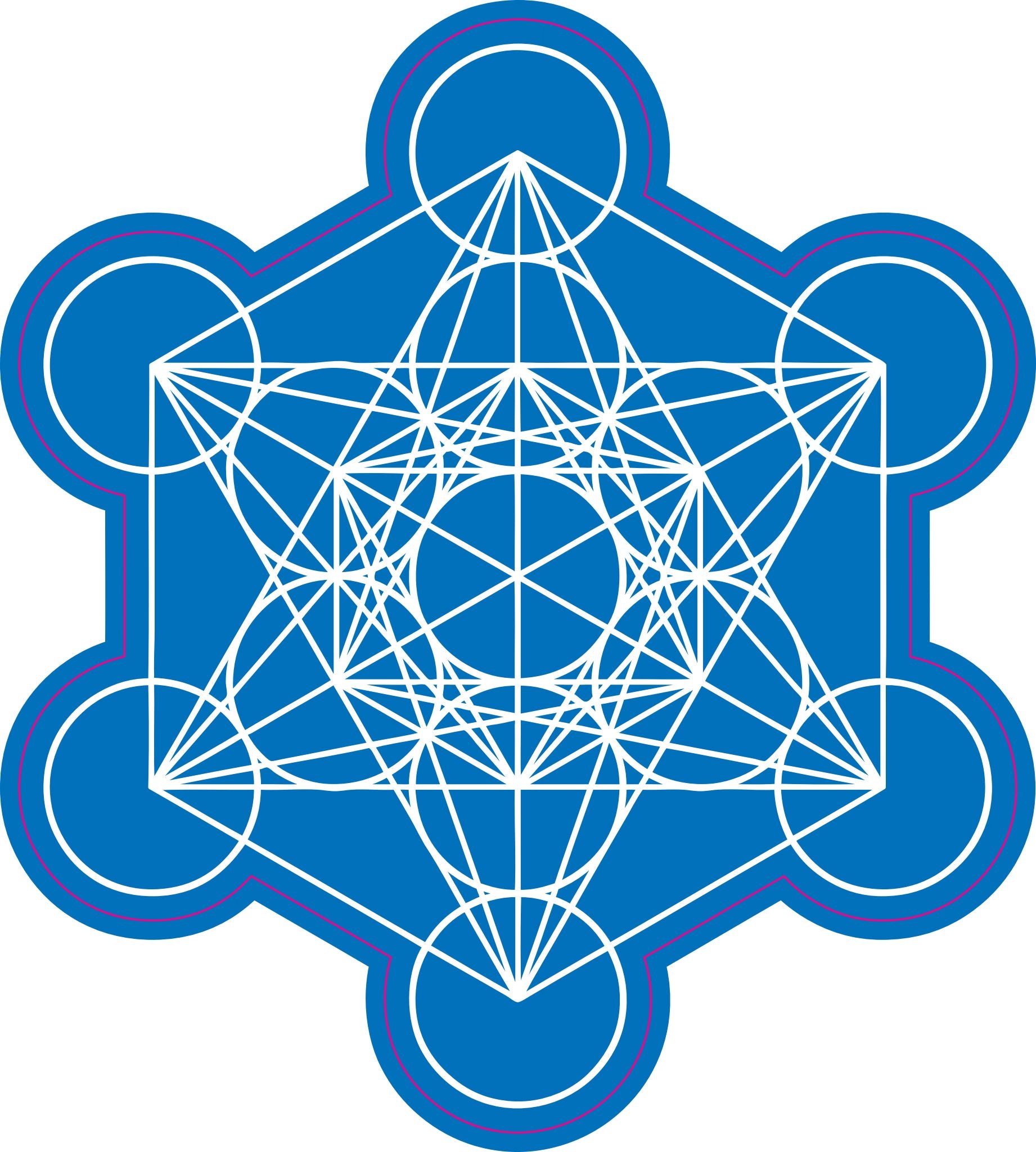 Metatron Cube Stickers