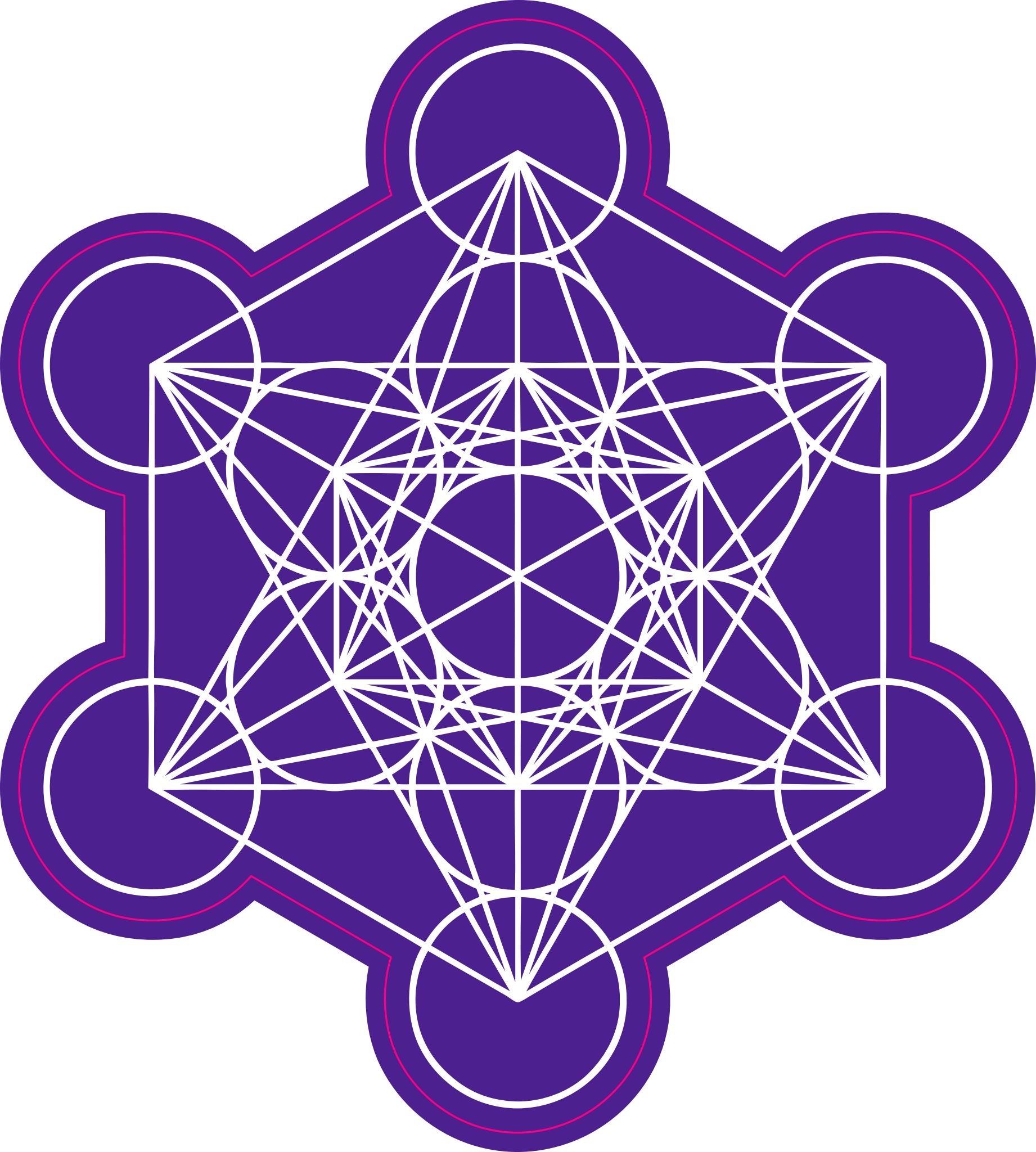 Metatron Cube Stickers