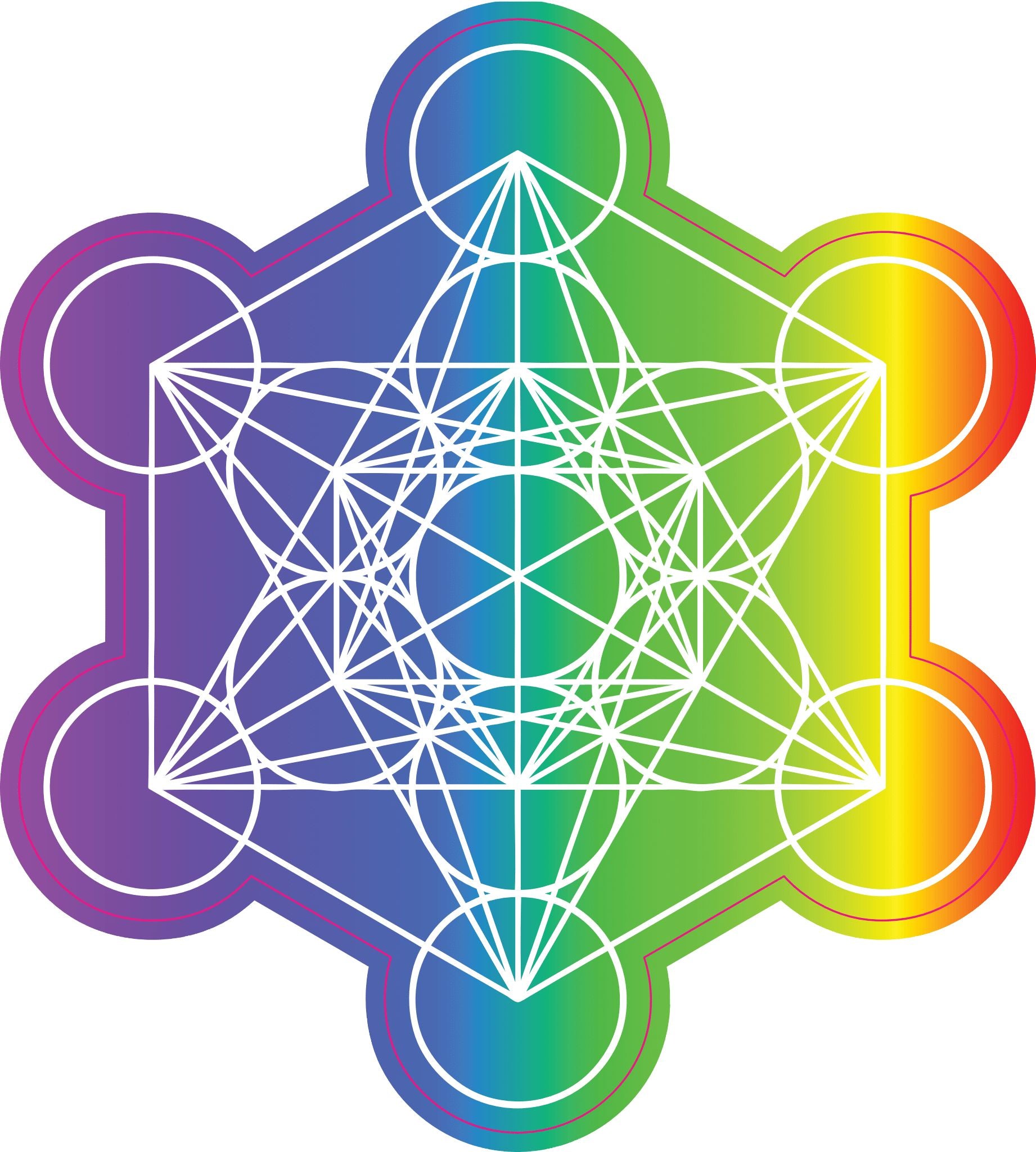 Metatron Cube Stickers