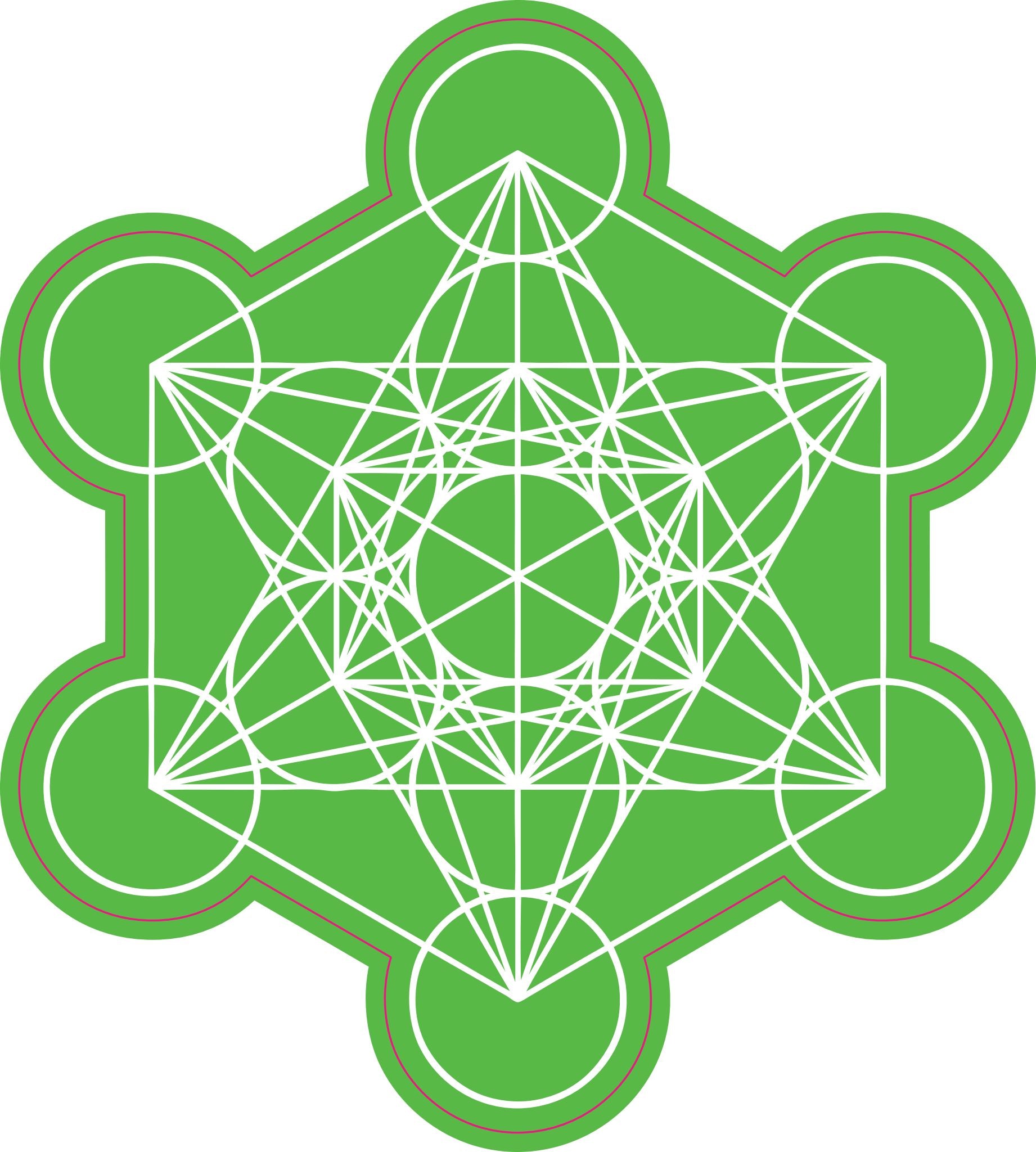 Metatron Cube Stickers