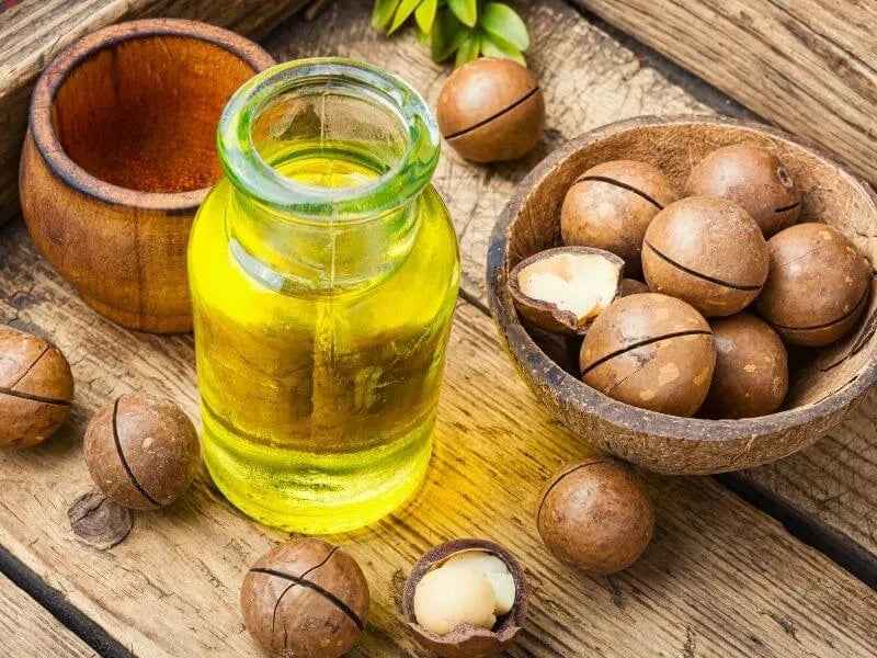 Kukui nut oil with nuts