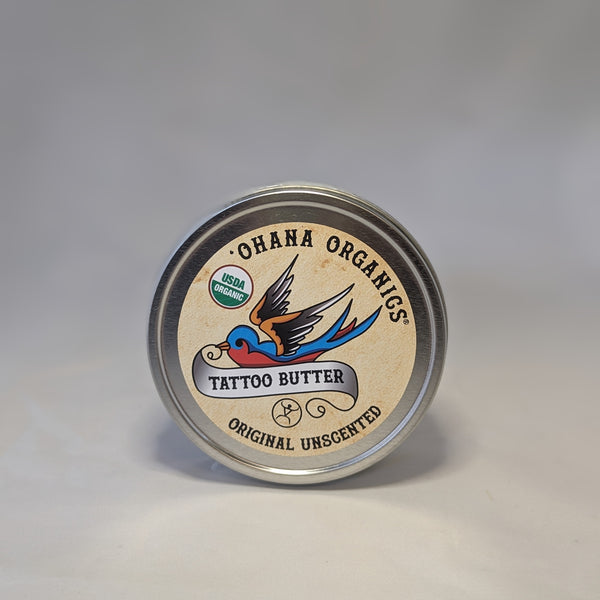 Tattoo Butter- 6 oz Large - Tin (Unscented Or Lavender) (Wholesale)