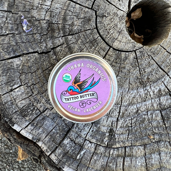 Tattoo Butter Tin with Lavender essential oil 