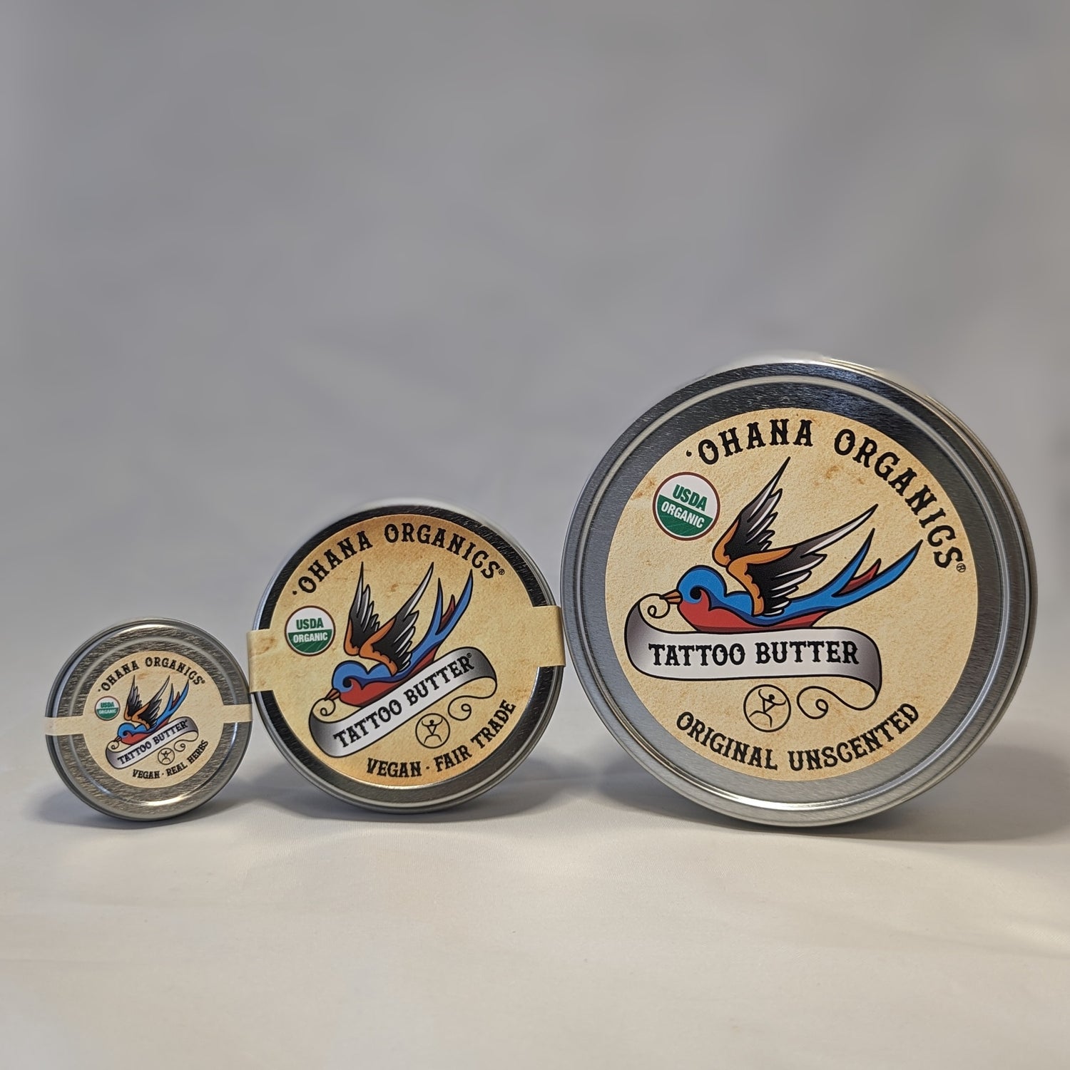 Tattoo Butter- Unscented Tin | 'Ohana Organics
