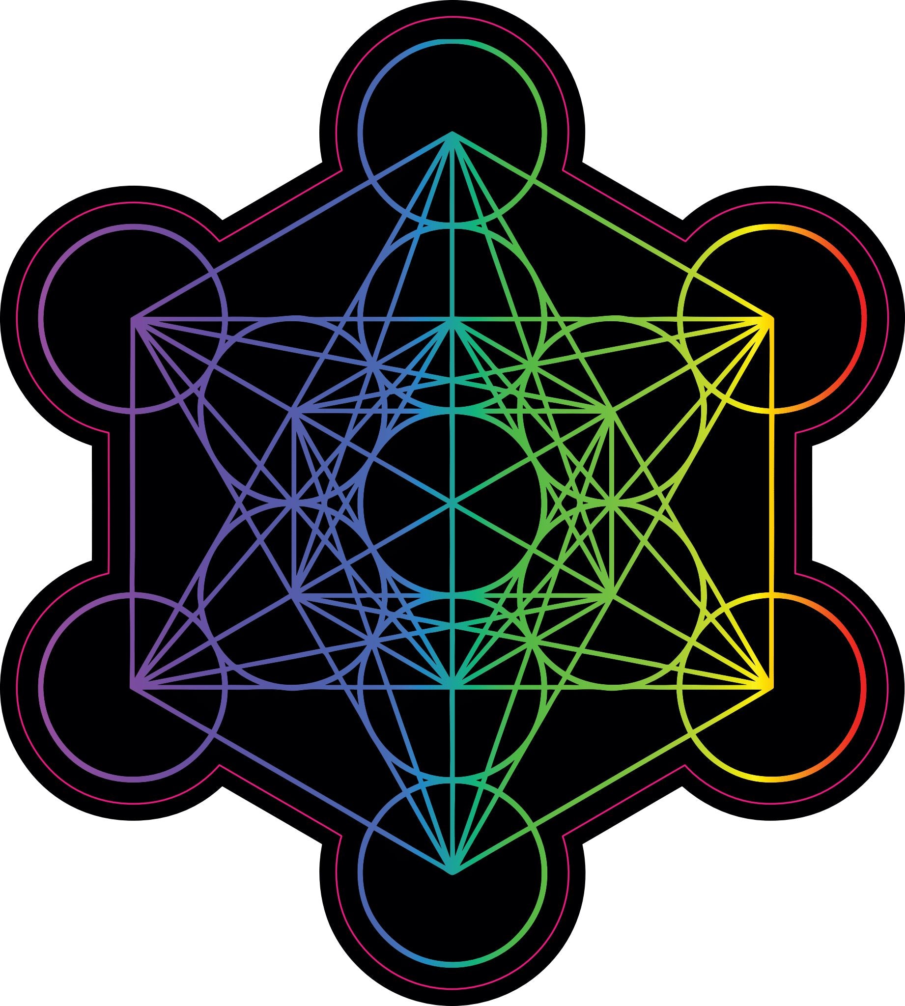 Metatron Cube Stickers