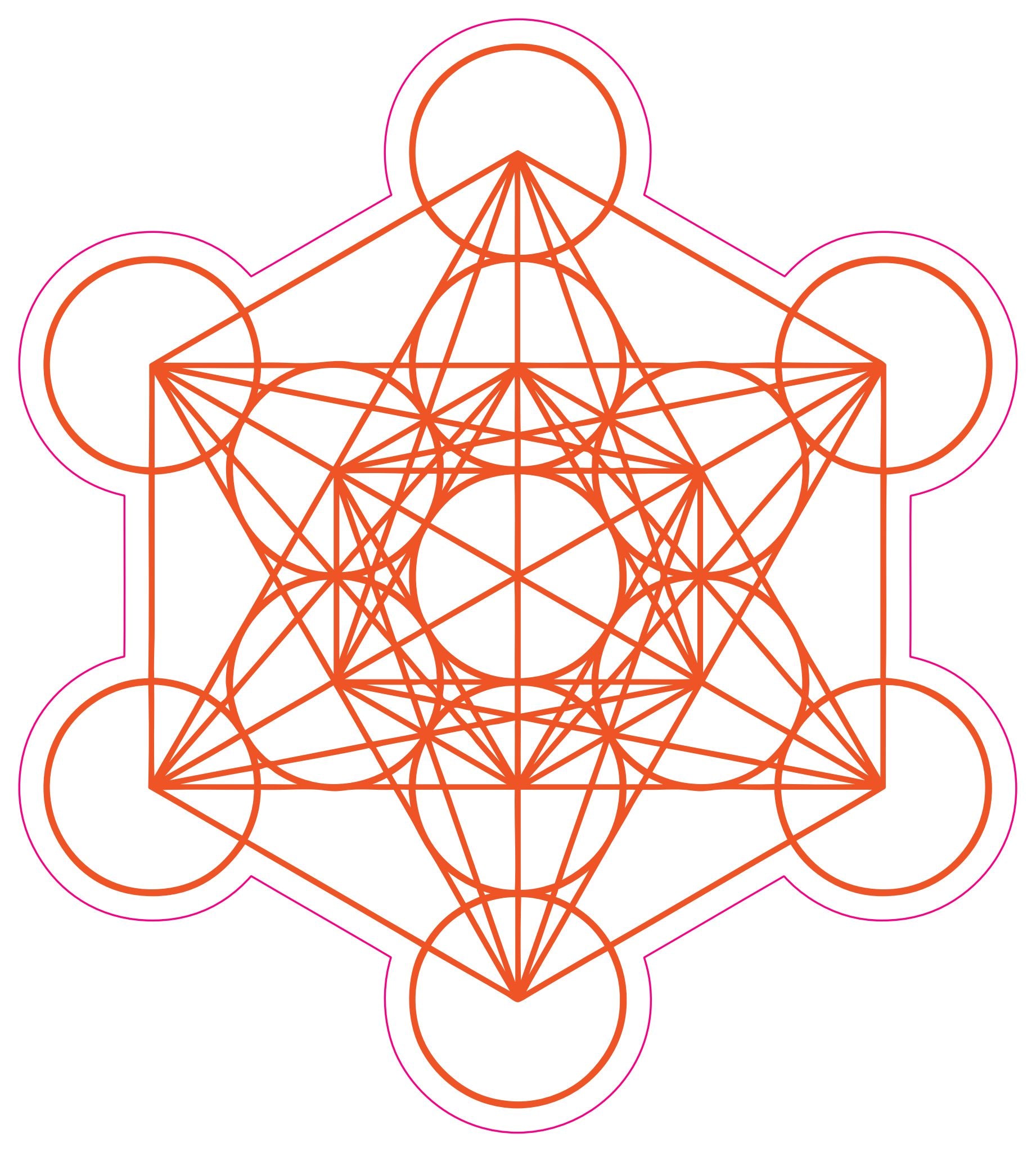 Metatron Cube Stickers