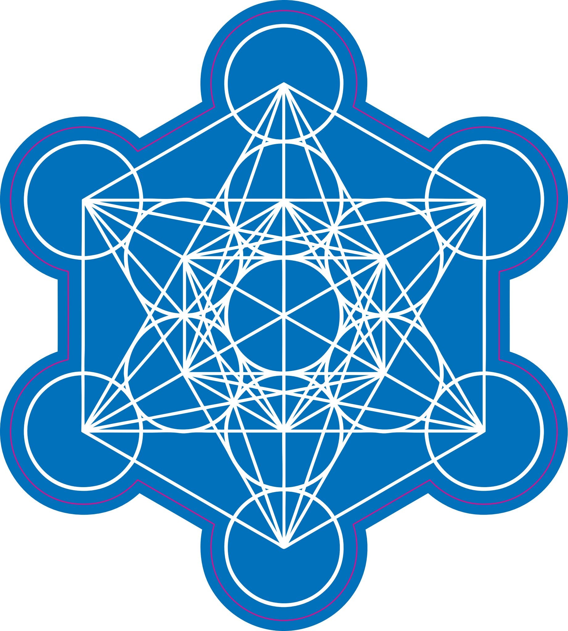 Metatron Cube Stickers