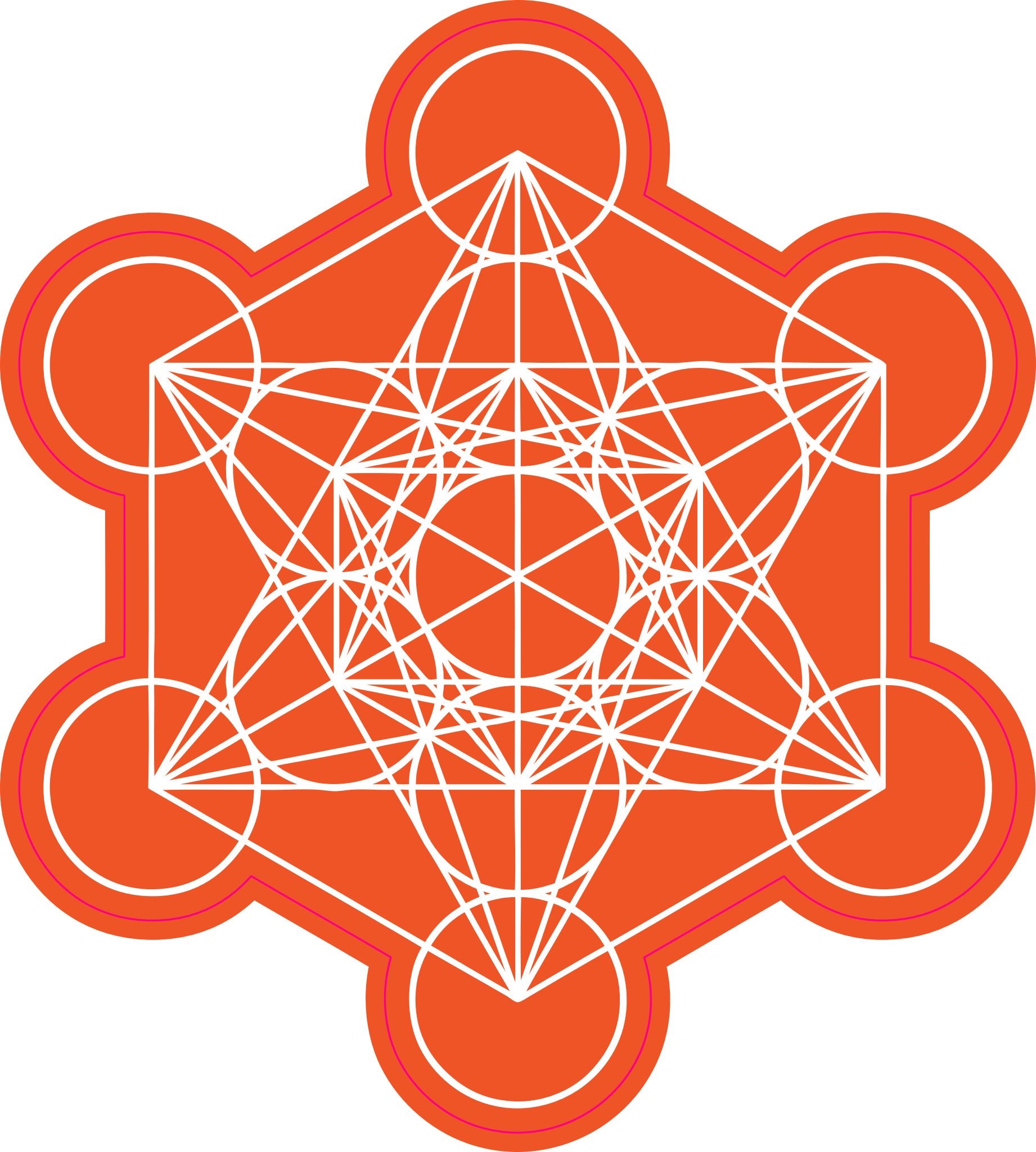 Metatron Cube Stickers