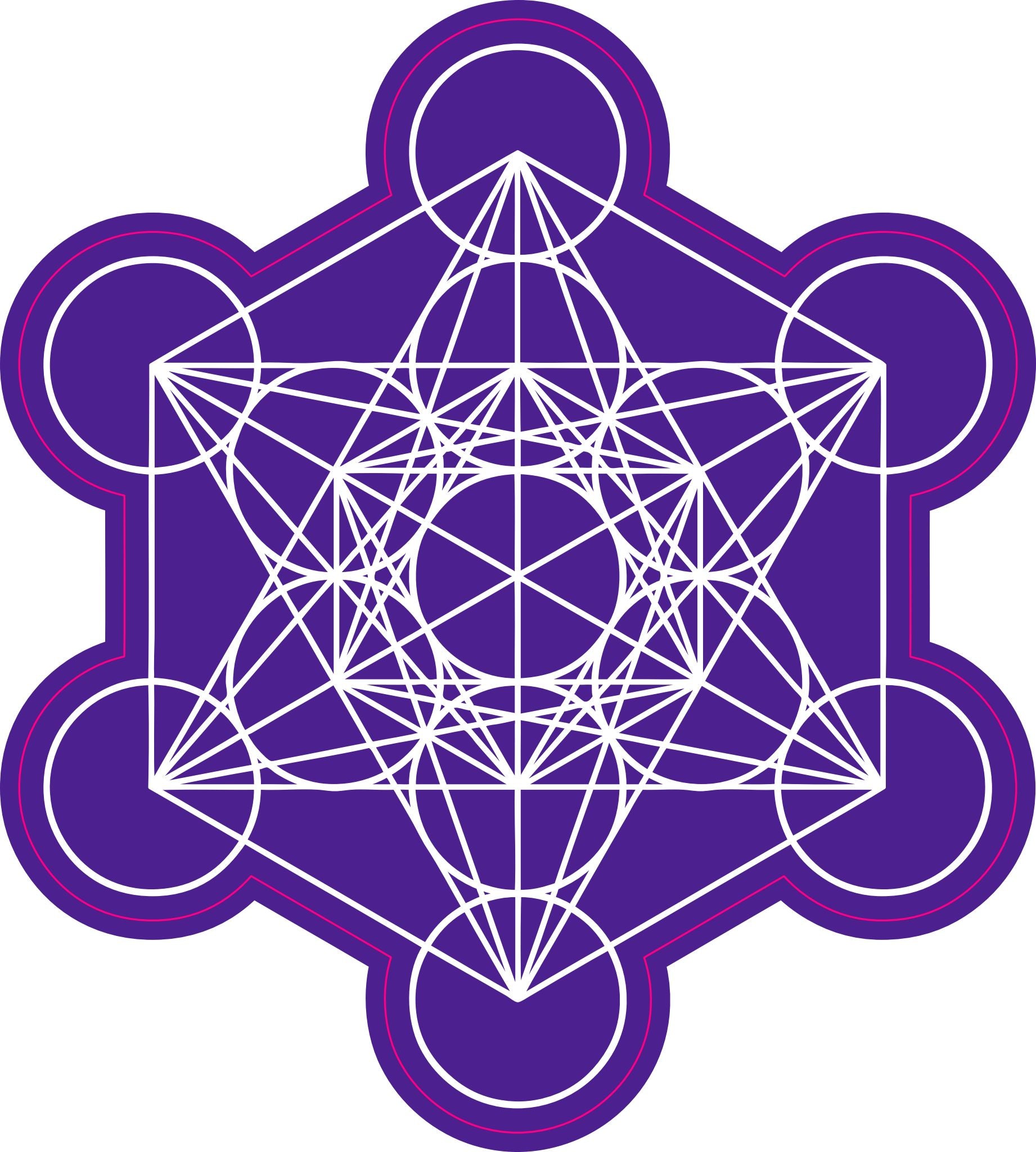 Metatron Cube Stickers