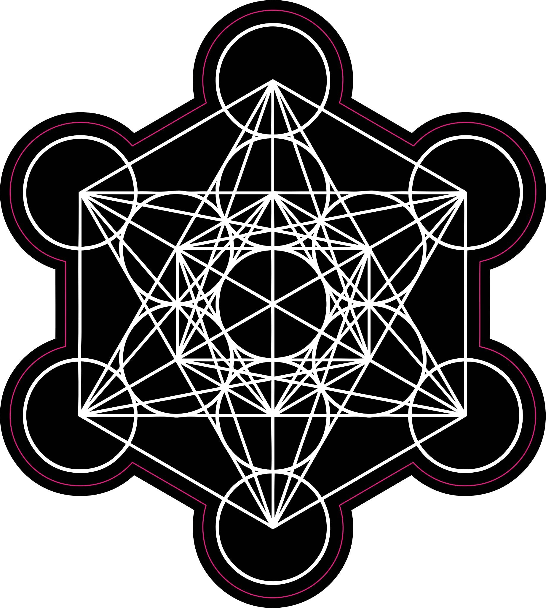 Metatron Cube Stickers