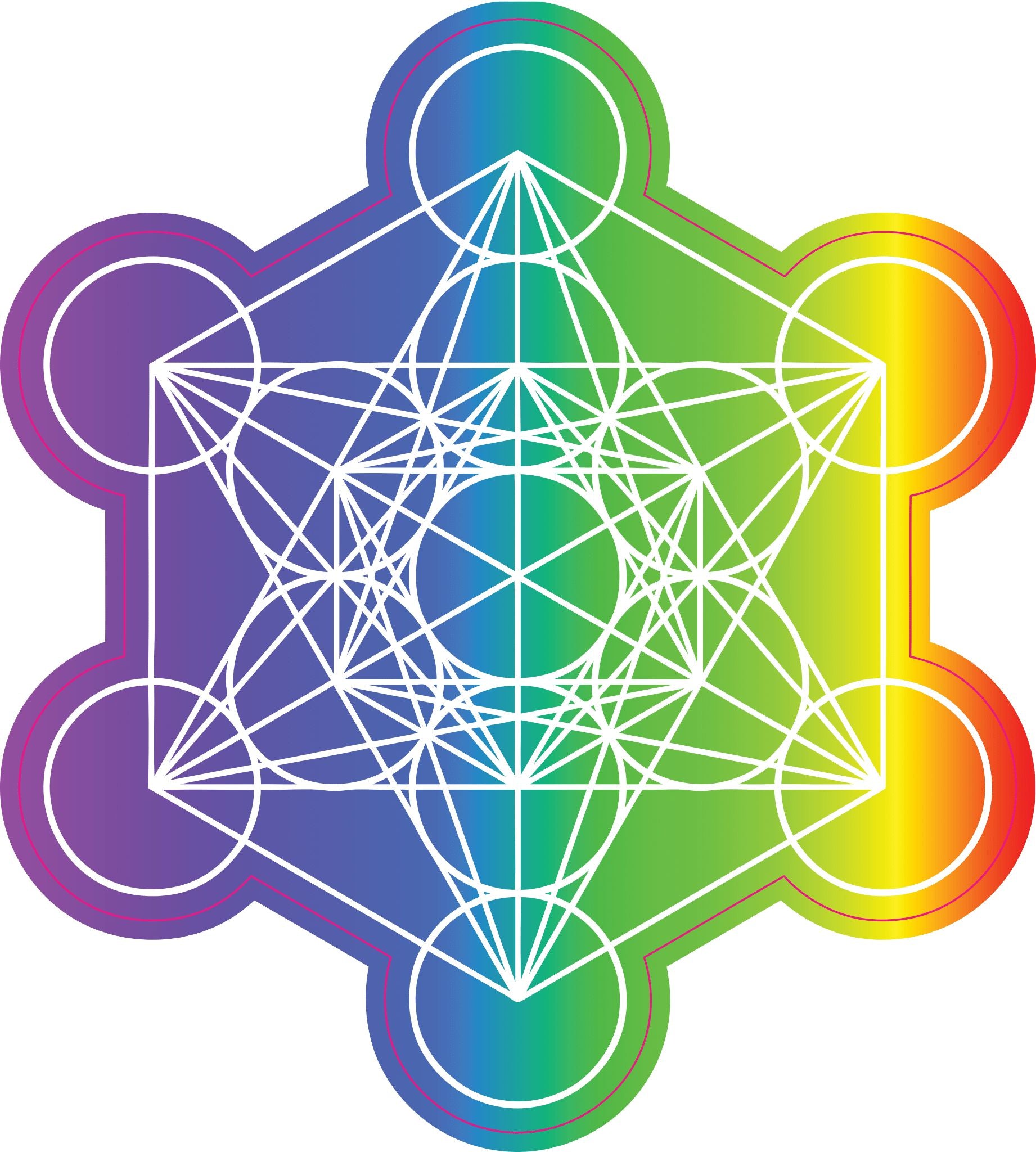 Metatron Cube Stickers