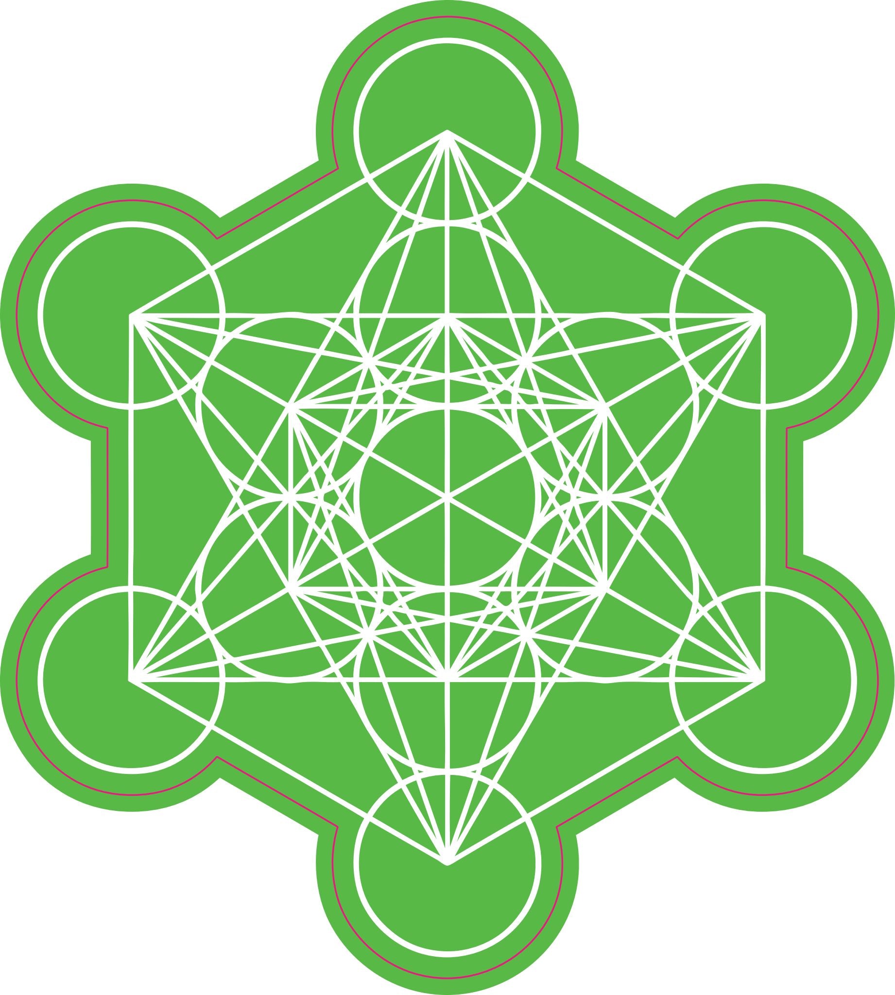 Metatron Cube Stickers