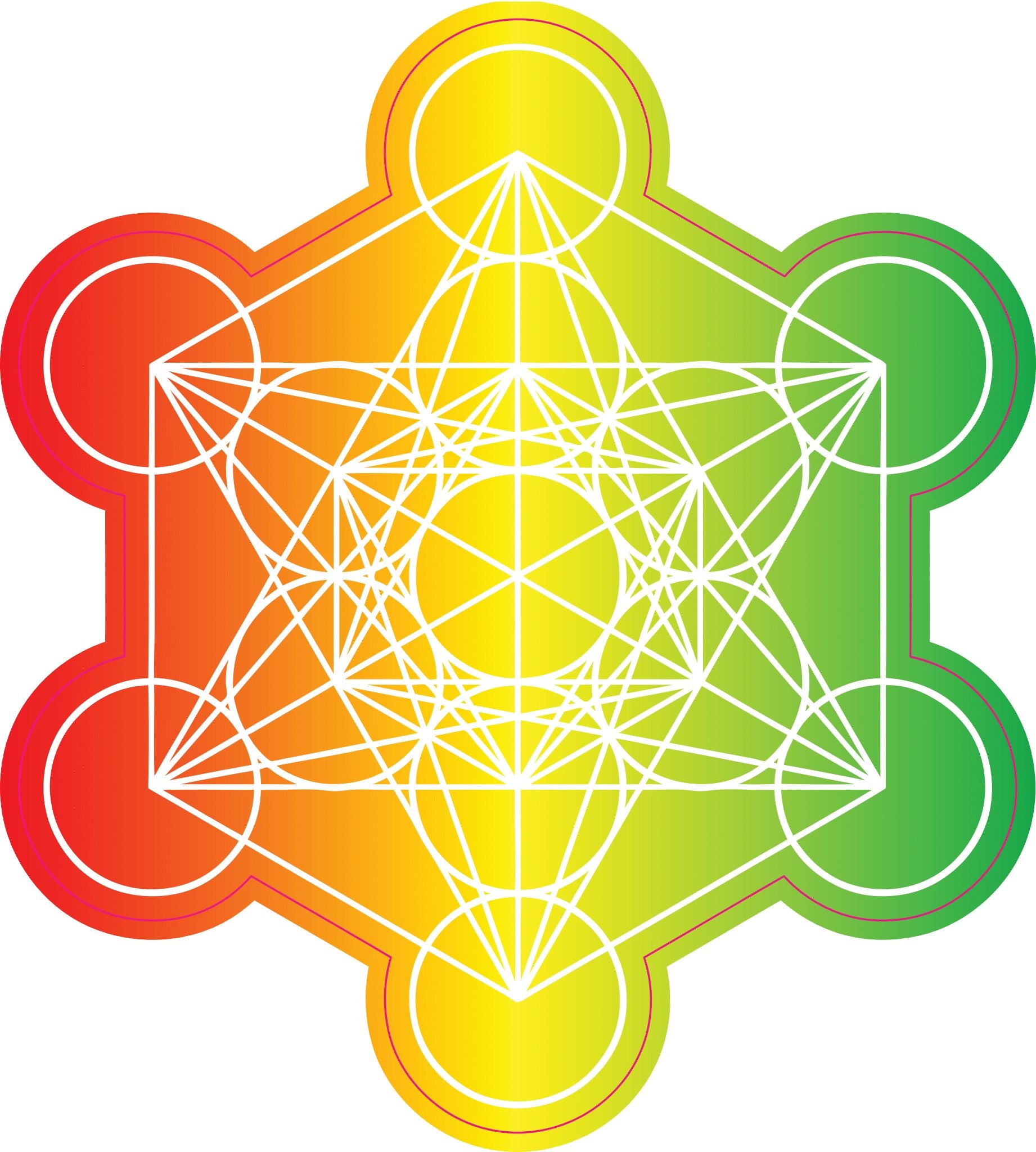 Metatron Cube Stickers