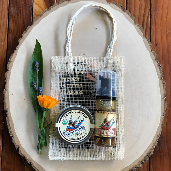 Tattoo Butter kit with cleansing wash
