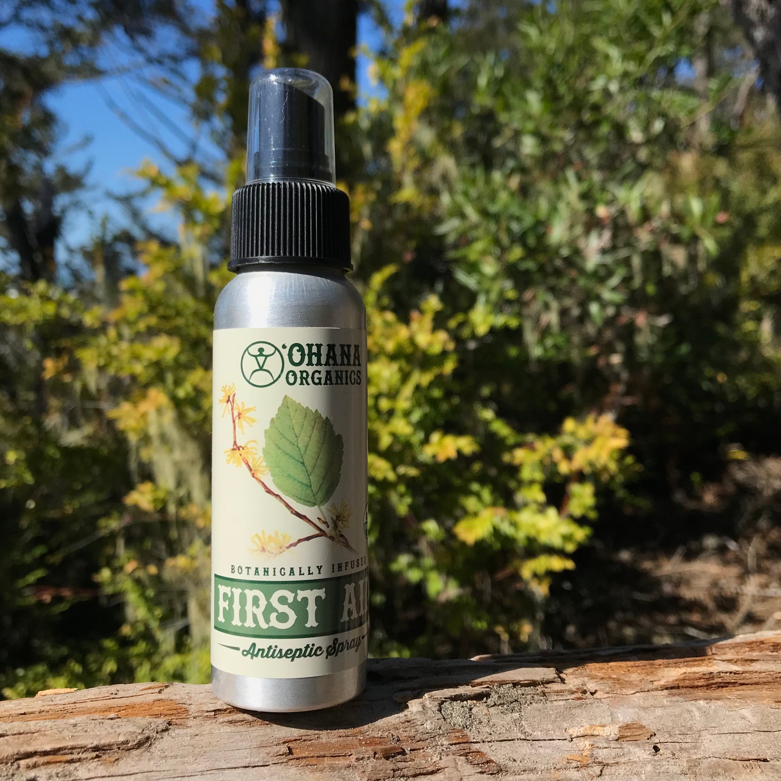 Organic first aid spray