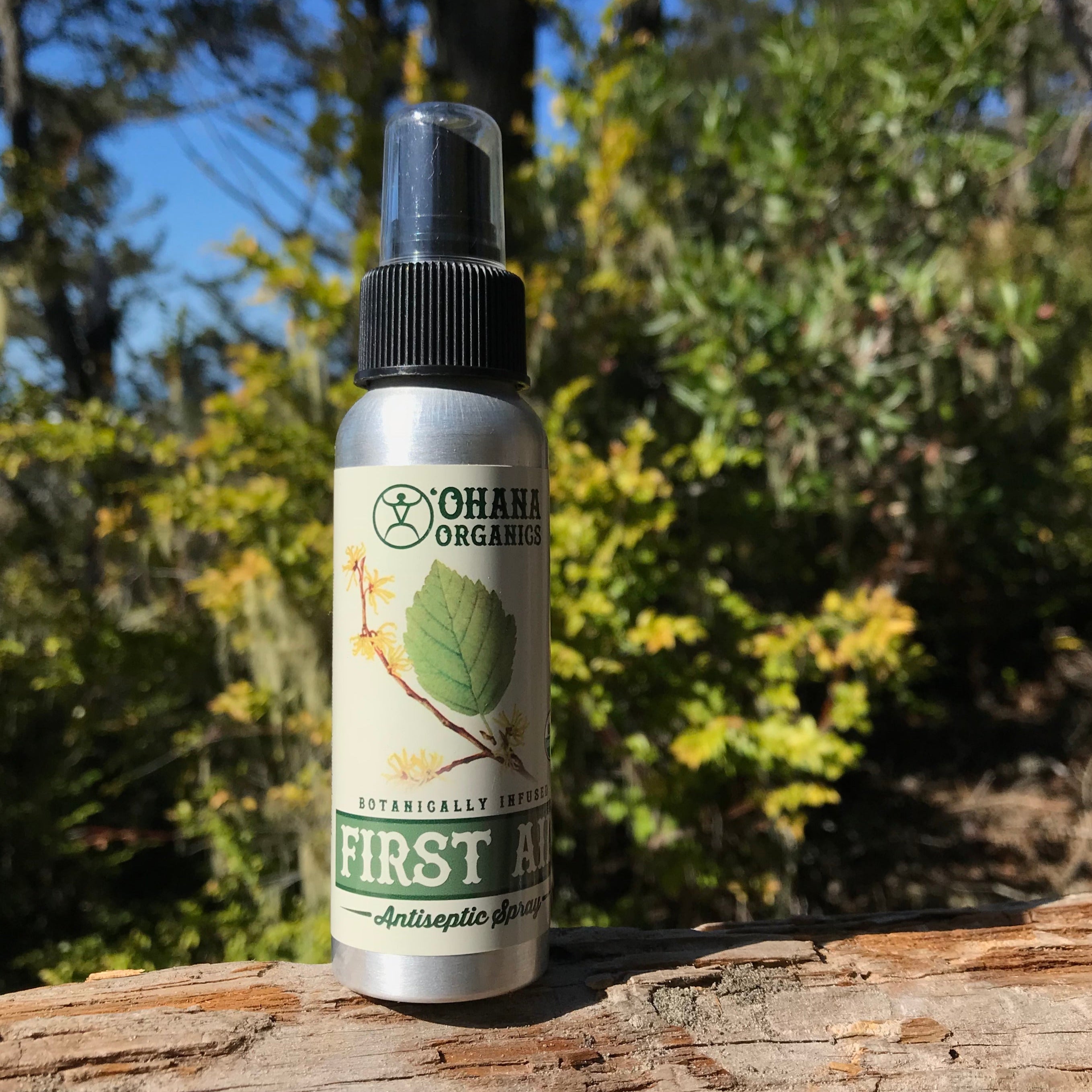 Organic first aid spray