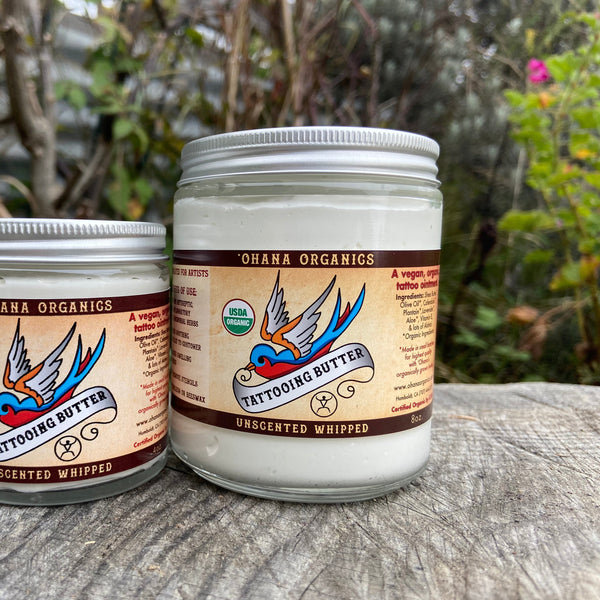 Whipped Tattoo Butter - Unscented & Lavender Jars Wholesale